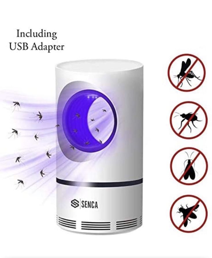 Aspirateur de moustiques LED silencieux - piège anti-insectes efficace